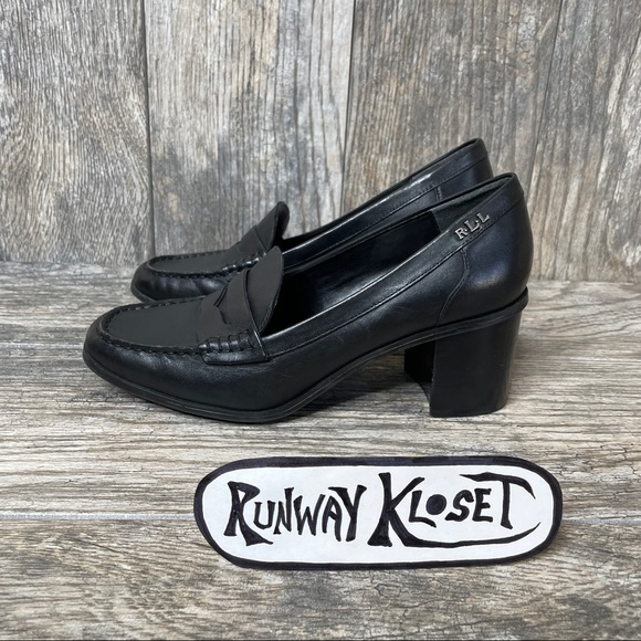 Women’s size 7B Ralph Lauren platform shoes - Picture 2 of 11